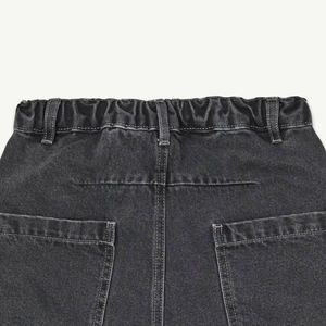 Pantalones Cortos Casuales Estilo Denim para Niños, Acabado Lavado, Tela Suave y Elástica, Cintura Ajustable, Cómodos para Uso Diario, Colección de Verano - Product Image 5