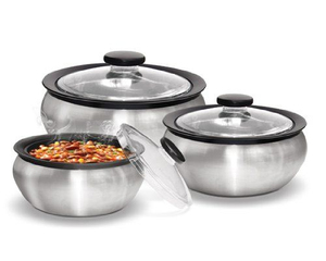 Juego de recipientes clásicos con aislamiento para servir comidas frescas y deliciosas con estilo y comodidad - Product Image 2