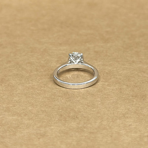 แหวนเพชรทองคำขาว 14K ดีไซน์พรีเมียม รูปหัวใจ แหวนแต่งงาน เครื่องประดับเพชรหรูหรา ดีไซน์หรูหราสำหรับผู้หญิง - Product Image 6