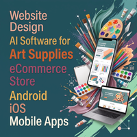 Software de IA para Diseño Web para Tiendas de Artículos de Arte en Línea, Plugin para WordPress y Shopify, Aplicaciones Móviles para Android e iOS, Software de IA para ERP y CRM