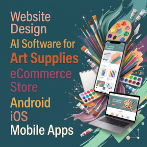 Software de IA para Diseño Web para Tiendas de Artículos de Arte en Línea, Plugin para WordPress y Shopify, Aplicaciones Móviles para Android e iOS, Software de IA para ERP y CRM - Product Image 2