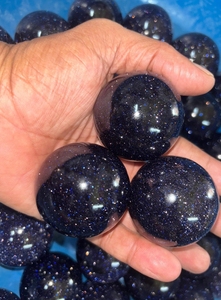 Large Blue Crystal <b>Ball</b> <b>Sphere</b> Gemstone Specimen Polished Feng Shui Home Decoration by Ruhi Agate - Product Image 4