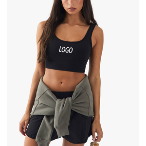 Ropa Deportiva Personalizada para Mujer, Top de Yoga Sexy y Sostenible con Tirantes Halter de Spandex, Ropa de Otoño/Invierno ODM/OEM - Product Image 4