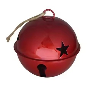 เครื่องประดับระฆังโลหะพรีเมียมสำหรับตกแต่งคริสต์มาสสไตล์ฟาร์มเฮาส์ ตกแต่งต้นคริสต์มาส และของตกแต่งบ้านสำหรับเทศกาล - Product Image 1