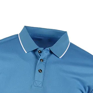 Chemise de golf haut de gamme pour l'extérieur, respirante, séchage rapide, coupe confortable, 100 % polyester, tissu Dobby, production en gros d'usine - Product Image 2