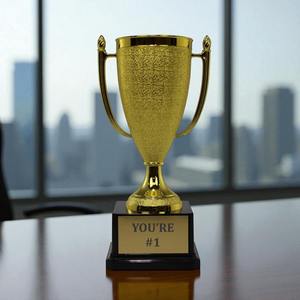 Trophée métallique le plus vendu pour la motivation des employés et les programmes de récompense, disponible à bon prix - Product Image 1