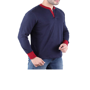 Custom Streetwear Heavy <b>Weight</b> Plain Tshirt Basic Long Sleeve Cotton T-shirt Customized Mens <b>Blank</b> T-shirt for Autumn / Summer - Product Image 5