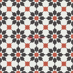 Carrelage mural en ciment 190x190mm pour espaces extérieurs contemporains et créatifs - Product Image 1