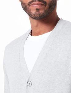 Suéter Cárdigan de Invierno para Hombre, Diseño ODM, Cierre Completo, Cuello en V, Grueso y Cómodo, para Otoño - Product Image 3