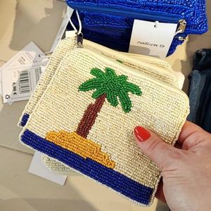MOM's Embroidery Beaded Coin Bag Customized Beaded Coin Clutch for Parties & Gifting Mini Purse With Zipper Fashionable <b>Pouch</b> - Product Image 4