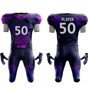 Tenue de football américain sur mesure, double yoke durable, uniforme d'élite, maillot de jeu de gridiron avec pantalon intégré - Product Image 5