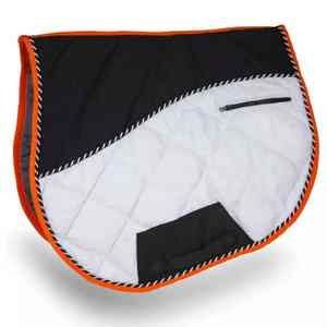 Almohadillas de montura western de doma clásica 100% hechas a mano de alta calidad para equitación estilo inglés, forradas con algodón y tela. - Product Image 2