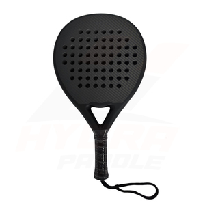 Raqueta de Pádel Hydra Paddle Negra de Fibra de Carbono con Forma de Lágrima - Product Image 1