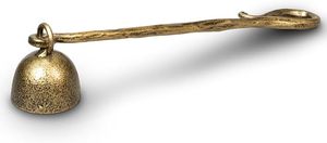 Metal <b>Candle</b> Snuffer Gold Hand-Forged Iron Long Handle Vintage <b>Candle</b> <b>Wick</b> Extinguisher, Solid Metal Retro <b>Candle</b> Accessory - Product Image 2