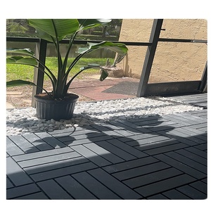 Durable & Slip-Resistant <b>Plastic</b> Deck <b>Tiles</b> Suitable for Dalancy Bathroom ,Patio, Garden, Deck, Poolside, Backyard - Product Image 2
