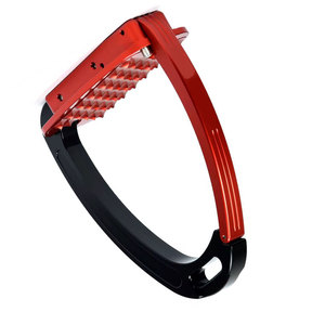 Estribos de seguridad superiores con bloqueo, de aluminio y acero inoxidable, de apertura rápida, color sólido, para caballo de montura australiana - Product Image 5