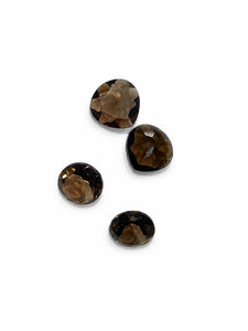 ควอตซ์สโมคกี้ธรรมชาติ Ha Gems ขายส่ง คุณภาพสูง ราคาดีที่สุด หินประจำเดือนเกิดเดือนพฤษภาคม เครื่องประดับผู้หญิง พลอยรูปไข่ สไตล์โดดเด่น พรีเมียม - Product Image 1