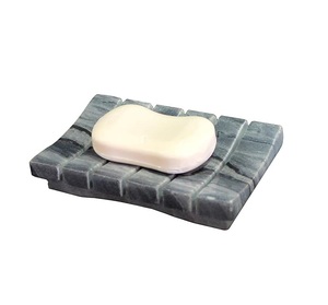 Porte-savon en marbre durable de haute qualité pour la maison, la cuisine et la salle de bain, en résine, accessoire de rangement, compatible lave-vaisselle - Product Image 5