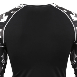 Services OEM ODM – Nouvelle collection de Rash Guards pour Hommes à Manches Longues en Spandex et Polyester Respirant, Coupe Ajustée, Tailles Adultes – En Vente - Product Image 6