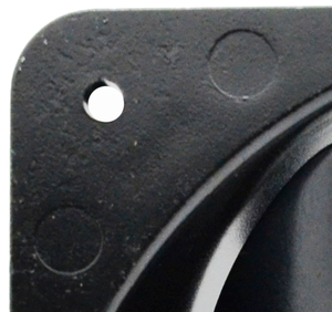 Ventilador de Extracción de Pared de Plástico, 1400 RPM, Alta Temperatura, 230v, Metálico, 80 CFM - Product Image 3