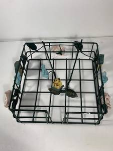 Porte-serviettes décoratif en métal sur le thème des oiseaux, 7,5 pouces - Product Image 4