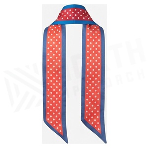 NORTH APPROACH Women's Long <b>Silk</b> Scarf Polka Dot Print Elegant Fashion Accessory All Seasons - Product Image 2