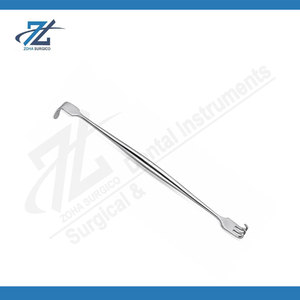 Rétracteur chirurgical double extrémité Senn en acier inoxydable, instrument de rétraction tissulaire à trois pointes, fabriqué au Pakistan - Product Image 5