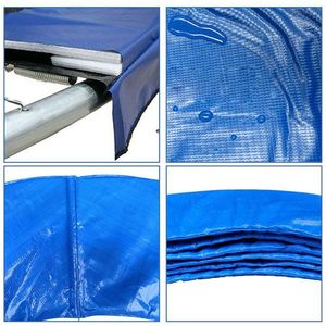 Trampolín de 10 pies con aro de baloncesto, red de seguridad exterior, juguete divertido para saltar - Product Image 6