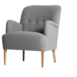 Sillón individual con espuma suave y resistente para uso en interiores y exteriores, color gris, tamaño personalizable - Product Image 4