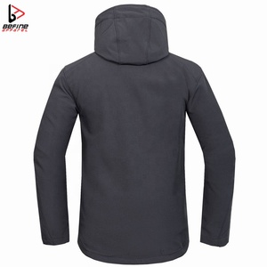 Chaqueta de precio económico cortavientos informal al por mayor para hombre chaqueta reflectante de bloque de color en tela de poliéster con logotipo personalizado - Product Image 2