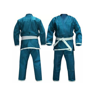 Uniforme de Jiu Jitsu Brasileño (BJJ) Blanco de Alta Calidad, Hecho a Medida, con Pantalones Rib Stop de Algodón de Alta Calidad para Karate - Product Image 6