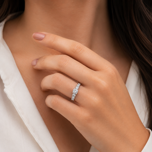 Bague solitaire en diamant rond véritable 1,00 TCW |   Bague de fiançailles en or blanc 14 carats pour femme, bijoux de mariage de luxe, cadeau - Product Image 2