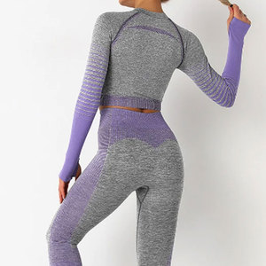 Wholesale Premium Seamless Women <b>Leggings</b> Squat Proof <b>Workout</b> Pants OEM OEM Custom Contour Seamless Yoga <b>Leggings</b> Women Ribbed - Product Image 6
