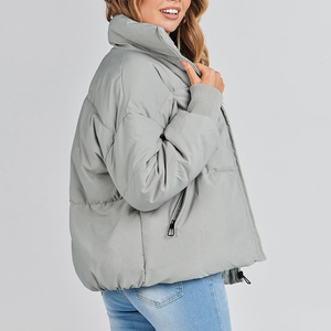 Premium Women's Puffer Jacket <b>Quilted</b> <b>Winter</b> Coat with High Collar for Warmth and Comfort During Cold Weather - Product Image 6