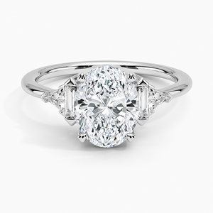 BOJ <b>Ring</b> 018 Oval Cut 925 <b>Silver</b> Edie Art Deco Diamond <b>Ring</b> 2ct D Color VVS1 Moissanite GRA Certified Low Price Hot <b>Ring</b> Sale - Product Image 1