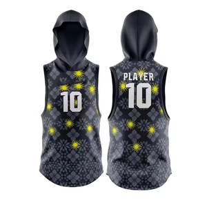 ชุดทีมฟุตบอล 7v7 คุณภาพดีที่สุด ราคาขายส่ง เสื้อฮู้ดดี้ฟุตบอลระบายอากาศได้ดี ชุดฟุตบอลแบบซับลิเมชั่น ดีไซน์ OEM - Product Image 2