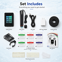 Tuya WiFi 8-in-1 Monitor Akuarium Digital pH ORP TDS EC SALINITY SG Penguji Kualitas Air Suhu untuk Tangki Ikan Kolam Renang