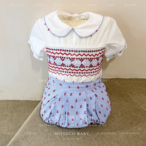 Conjunto de vestido acampanado para niñas, hecho de algodón suave, diseño personalizado, fabricado en Vietnam por MITEXCO, un proveedor de confianza. - Product Image 2