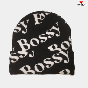 Customizable High Quality 3D Embroidery <b>Beanie</b> Hat 100% Cotton Breathable <b>Waterproof</b> Multi-Color Options Latest Design Plain - Product Image 2