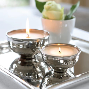 Vases à bougies décoratifs en laiton, porte-bougie, récipient pour décoration intérieure de style farmhouse, pièce d'appoint - Product Image 1