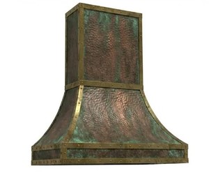 Hotte murale artisanale vintage haut de gamme, très demandée, avec finition de cheminée, à prix abordable - Product Image 1