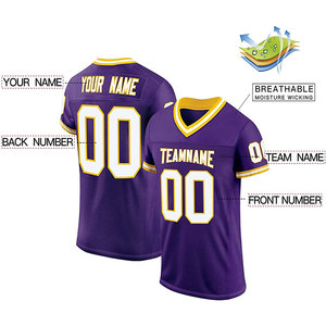Maillot de football américain personnalisé de qualité supérieure, sublimé, tenue d'équipe professionnelle - Product Image 3