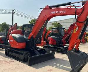 Mini-excavatrice KX080-5 d'occasion à bas prix, engin de construction, pelle sur chenilles, modèle 2023, 12 tonnes, moteur prêt à l'emploi, 8 heures de fonctionnement - Product Image 1