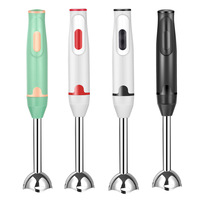 Mixeur Plongeant Électrique 300W pour Smoothies, Aliments pour Bébé et Soupes - Hachoir Manuel pour Légumes