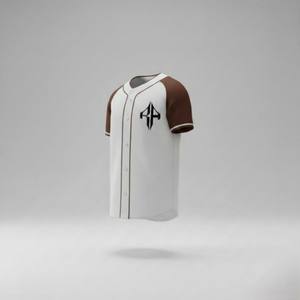 เสื้อเบสบอลผู้ชายพิมพ์ลายดิจิทัลคุณภาพสูง 100% โพลีเอสเตอร์ แขนครึ่งตัว ระบายอากาศได้ดี คอวี RIVIAN ATLANTIC แห้งเร็วทุกแบบ - Product Image 6