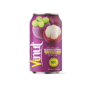 Boisson au jus de mangoustan 330ml VINUT Modèle Juice4 Marque privée sans sucre Prix d'usine Vietnam Échantillon gratuit - Product Image 1