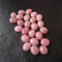 Cabujón Ovalado de Ópalo Rosa Natural de 8x10mm, Cristal Curativo, Gemas Sueltas Certificadas del Fabricante a un Precio Accesible
