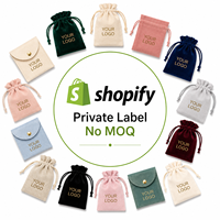Pochette à bijoux en marque privée, sans MOQ |   Emballage de bijoux avec logo personnalisé, expédition express, transit en 3 à 10 jours pour le dropshipping Shopify
