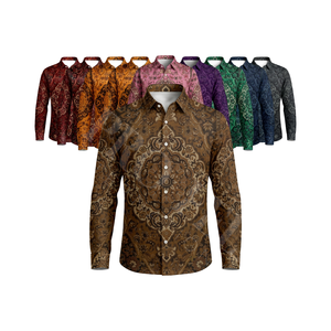 Camisa de Vestir con Botones, Diseño Personalizado, Cómoda, para Verano, Actividades al Aire Libre, Ropa de Playa, Camisas Estampadas de Moda - Product Image 1