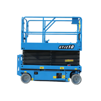 Plateforme élévatrice mobile autopropulsée HAOKUN 5m-14m, plateforme hydraulique de 1000 kg, élévateur à ciseaux électrique certifié ISO CE